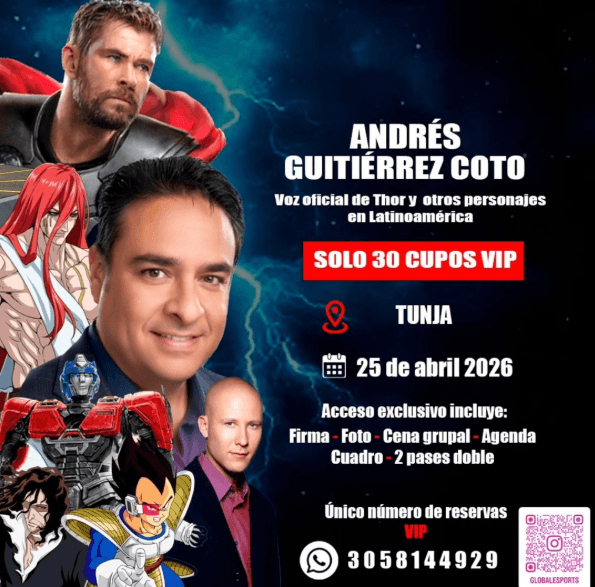 Encuentro con Leyenda del Doblaje de Thor