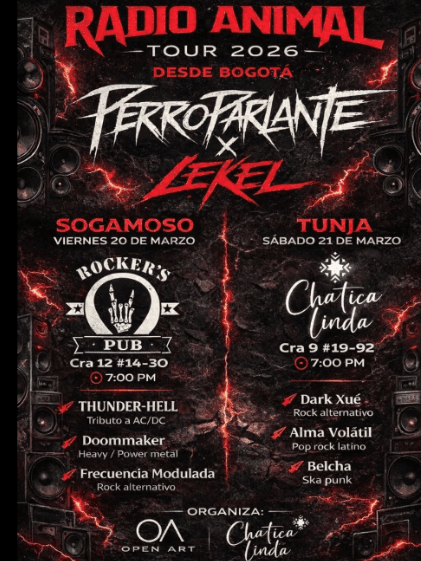 RADIO ANIMAL TOUR 2026 - Ferroparlante y Lekel en Boyacá (Copia)