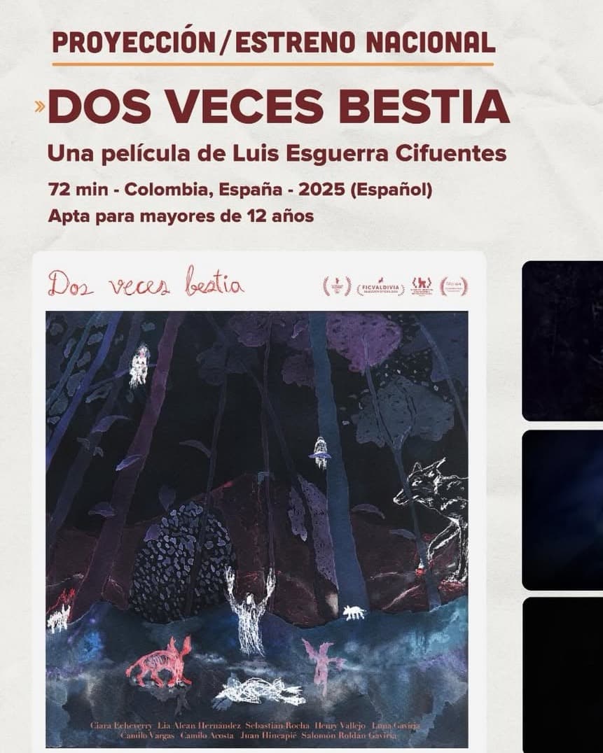 Proyección y estreno nacional de Dos Veces Bestia