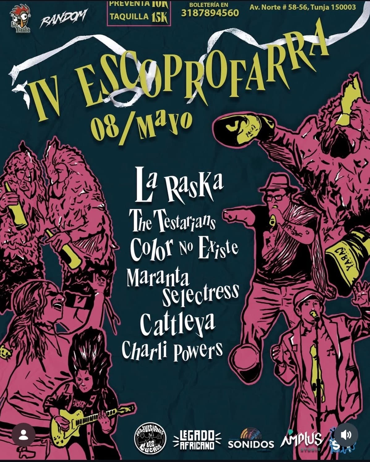 LA CUARTA ESCOPROFARRA: 7 años del sonido MAÑOSO con La Raska